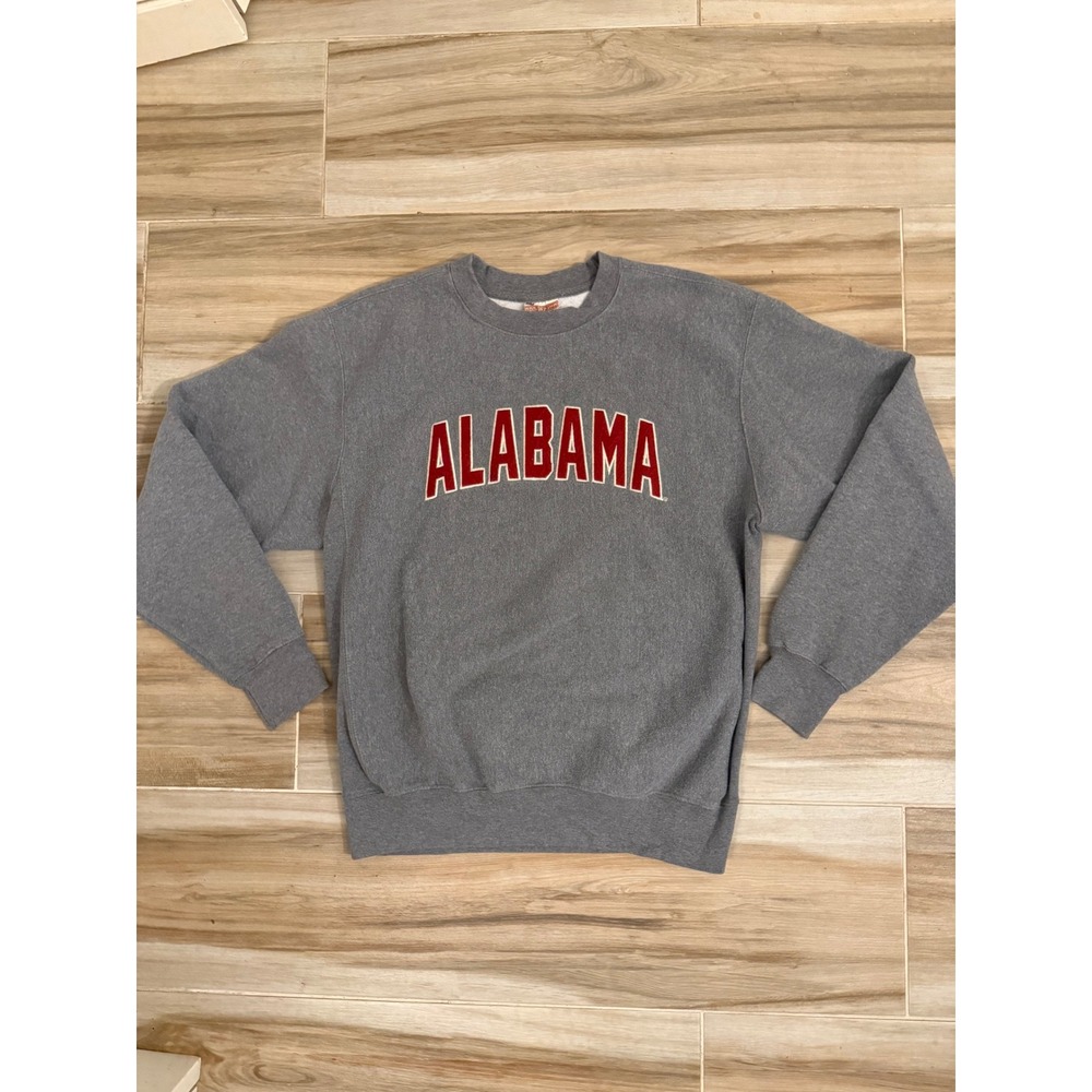 Vintage Alabama Crimson Tide Sweatshirt Gray Mens‎ Medium MV Sport Pro-Weave
